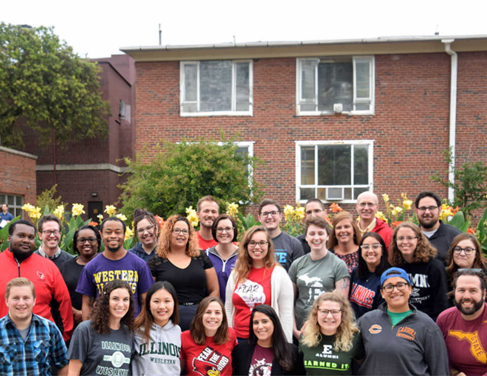 Second-year CSPA students posing together.